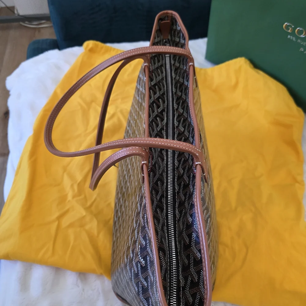 Goyard Artois MM Black Tan Authentic - Picture 3 of 16